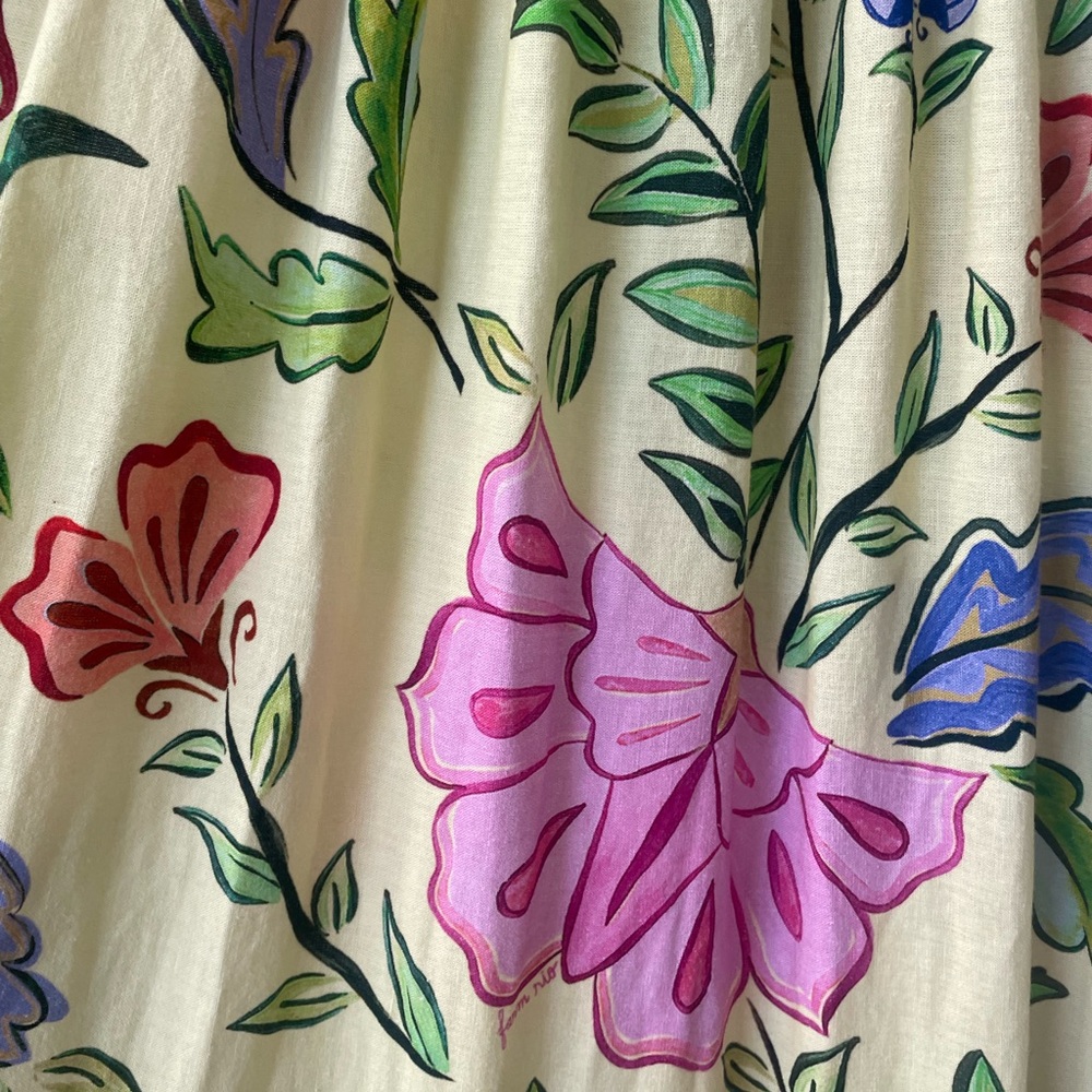 FARM Rio Maxi Dress with Yellow and Purple Accents - Picture 3 of 5